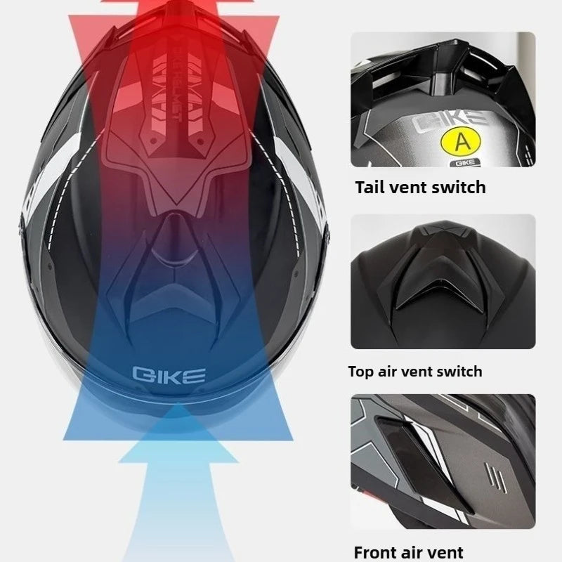 Motorcycle Flip Up Helmet Dual Sunvisor DOT Cascos Full Face Helmet for Adventure Motorcycle Street Sport Bike Helmet  M-XXL