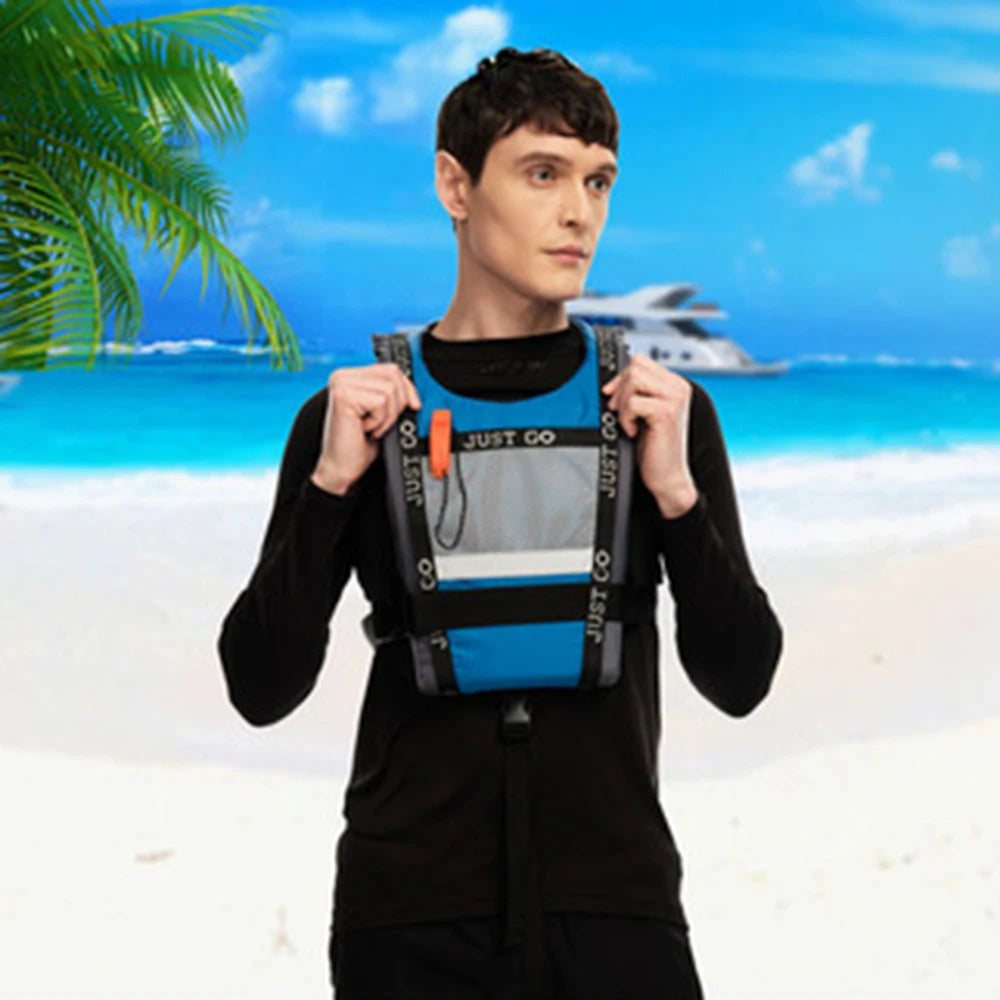 2023 New Adult life vest Boating rafting Swimming Kayaking surf paddleboard Life vest Portable water sports buoyancy vest