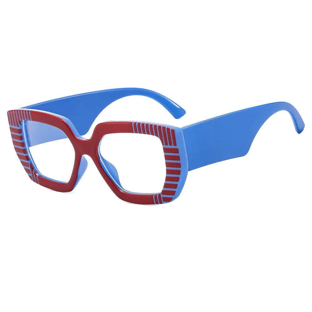 Square Reading Glasses For Women Optical Lens Prescription Men's Eyeglasses Big Thick Frames Presbyopic Eyewear Trendy
