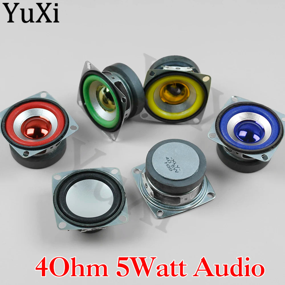 1Pc 4Ohm 5W Bluetooth Audio Radio Speaker External Magnetic Speaker Square  Full-frequency Loudspeaker 3W 4Ohm
