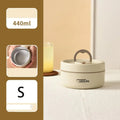 Stackable Insulated Lunch Box Set 3 Separate Microwave Bento Box Sealed Leak Proof Soup Bowl Office Food Container for Adult Kid