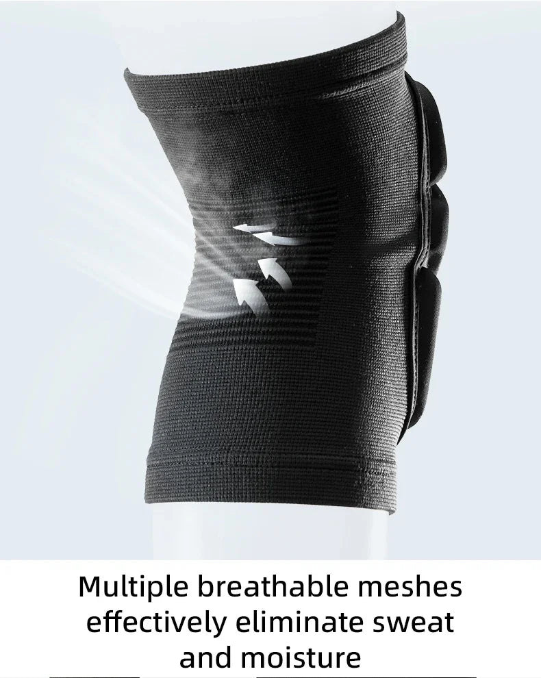 Qunature Sport Knee Pads Single Double Board Ski Knee Pads Protective Gear Knee Anti-fall Riding Outdoor  Legs Knee Pads