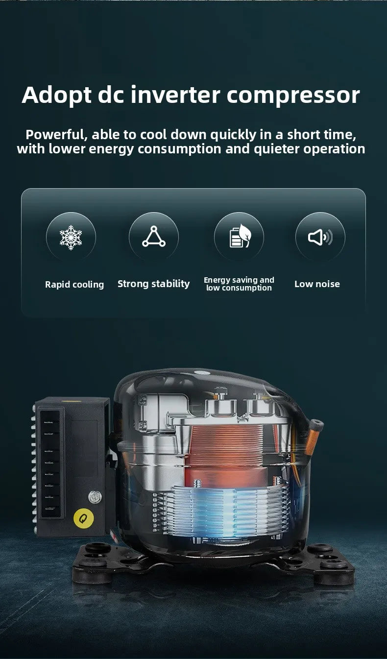 Car Home Portable Refrigerator Freezer Cooler Vehicle Indoor Dual Use Fridge