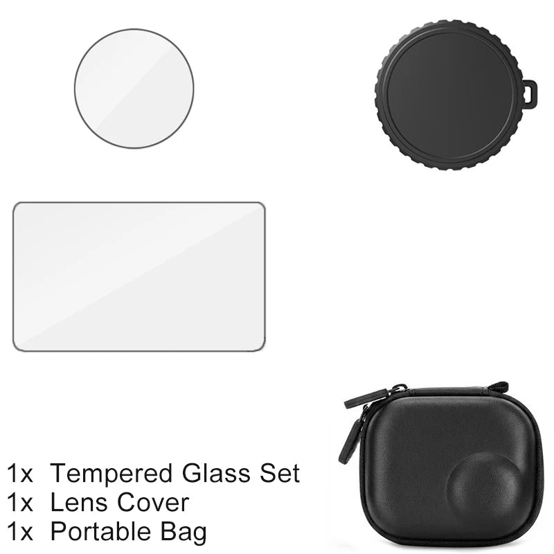 For DJI Osmo Nano Screen Protector Tempered Glass Film Lens Cover Cap Bag Case for DJI Nano Accessories