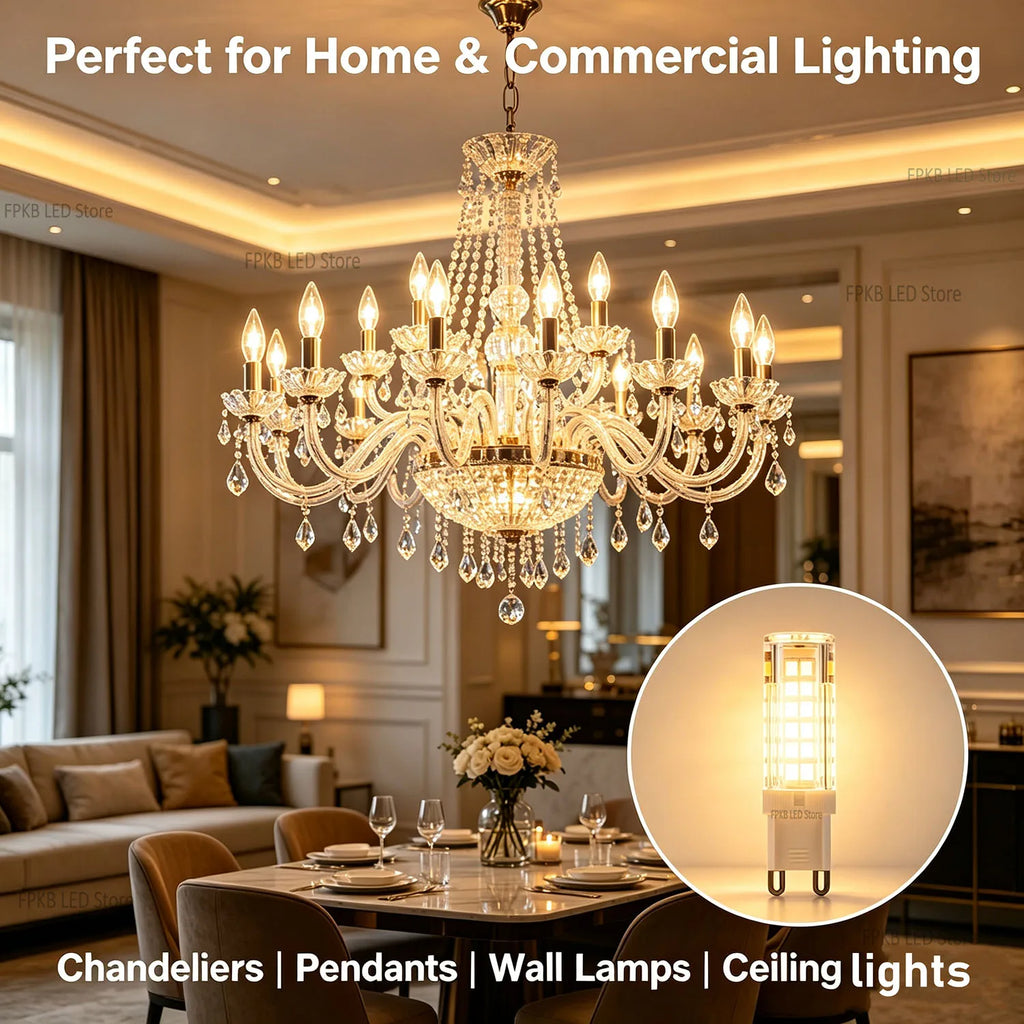 G9 LED Lamp 7W 9W 12W 15W 18W AC 220V Led Bulb SMD 2835 G9 Light Replace 30/40W Halogen Lamp Light for Home Useful Corn Light