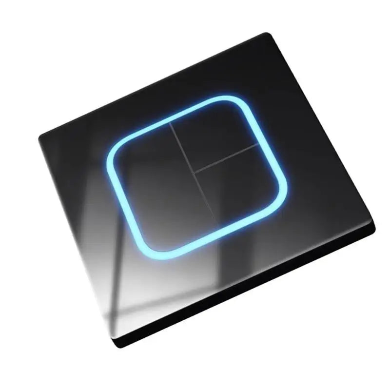 240V 10A Electrical Light Switches Tempered Glass Panel Wall Light Switches 1/2/3/4 Gang Wall Glasses Panel Switches Enduring