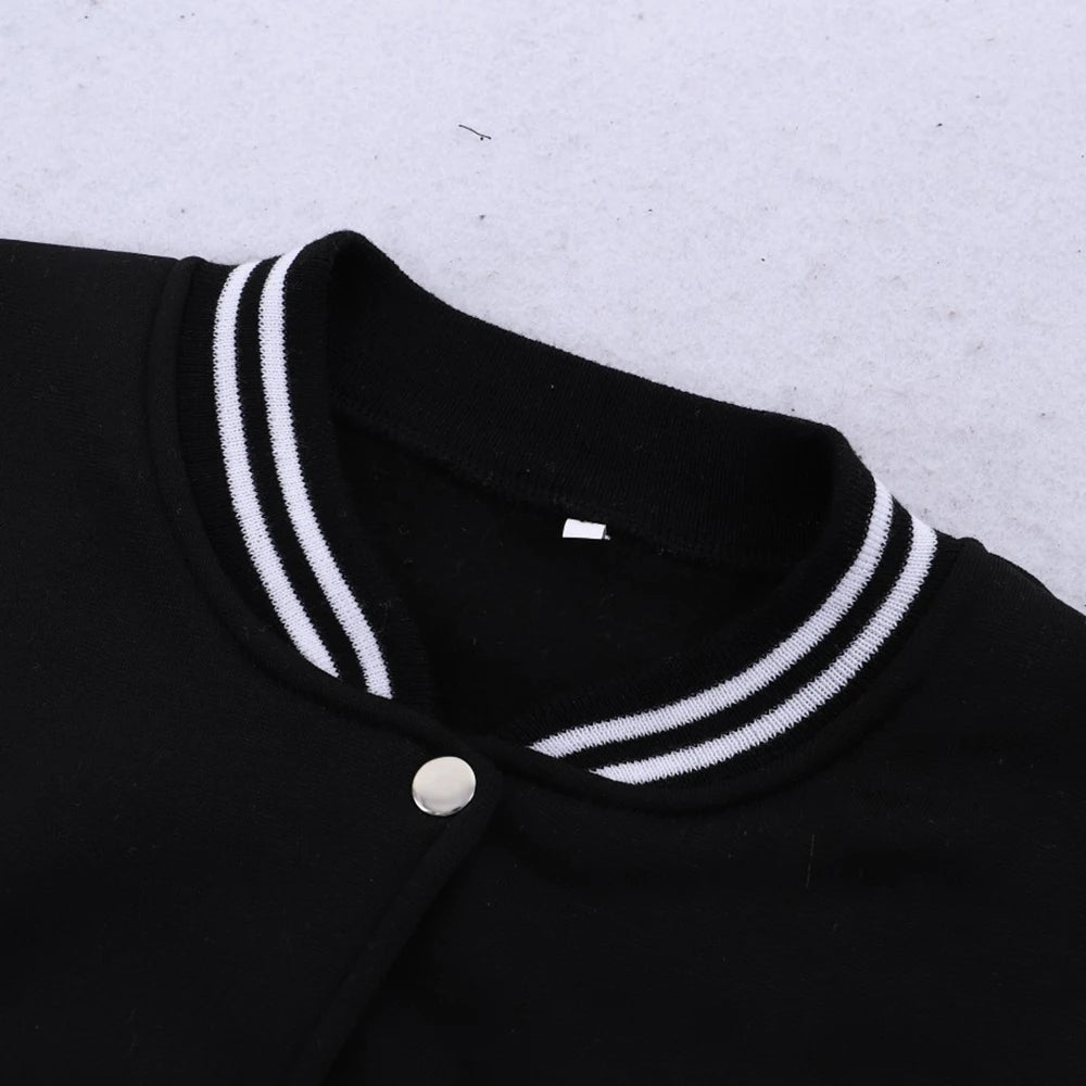 New York And R Art Letter Pattern Baseball Jersey Men'S Autumn Winter Jackets Soft Loose Clothing Sports High Street Clothes