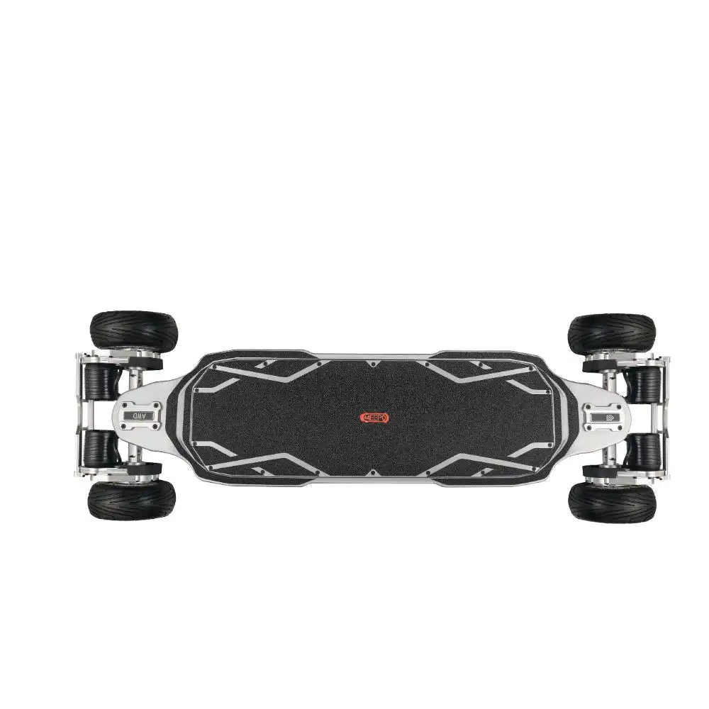 MEEPO Vader AWD Pro 7000W Electric Skateboard, 34mph 24mi 56% Hill Climb, 250kg Load IPX5, 3K Carbon 2.1h Charge