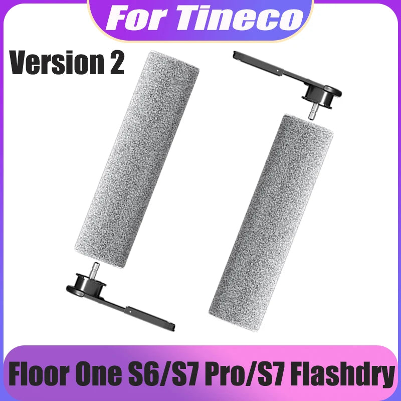 Detachable Soft Roller Brush For Tineco Floor One Stretch S6 Switch S6 S6 / S7 Pro Version 2 S7 Flashdry Combo Vacuum Cleaner