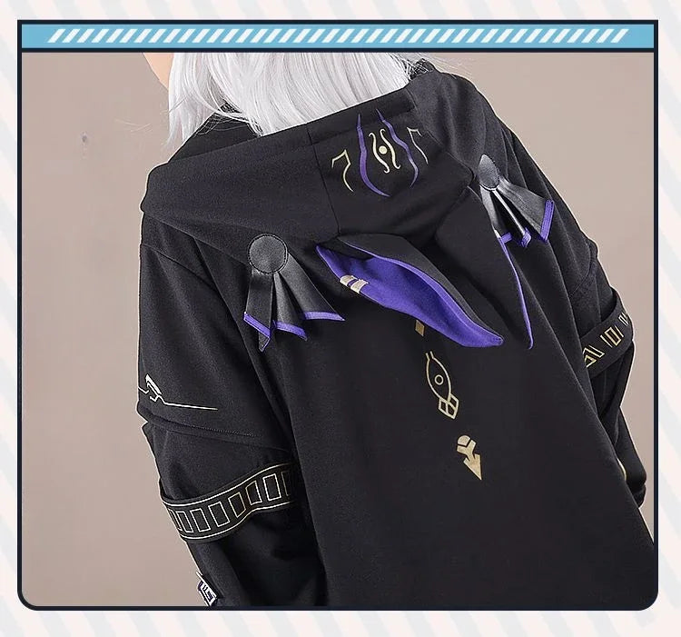 Cyno Tighnari Hoodies Genshin Impact Costume Cyno Zipper Jacket Men Women  Fashion Pullover Boys Girls Cool Streetwear Hoodies