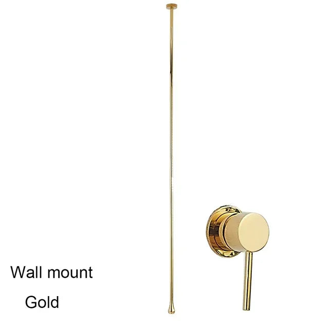 Water Drop Hang Ceiling Faucet Bathroom Basin Bathtub Tap Solid Brass  Hot Cold Water Sink Mixer Tub Hardware