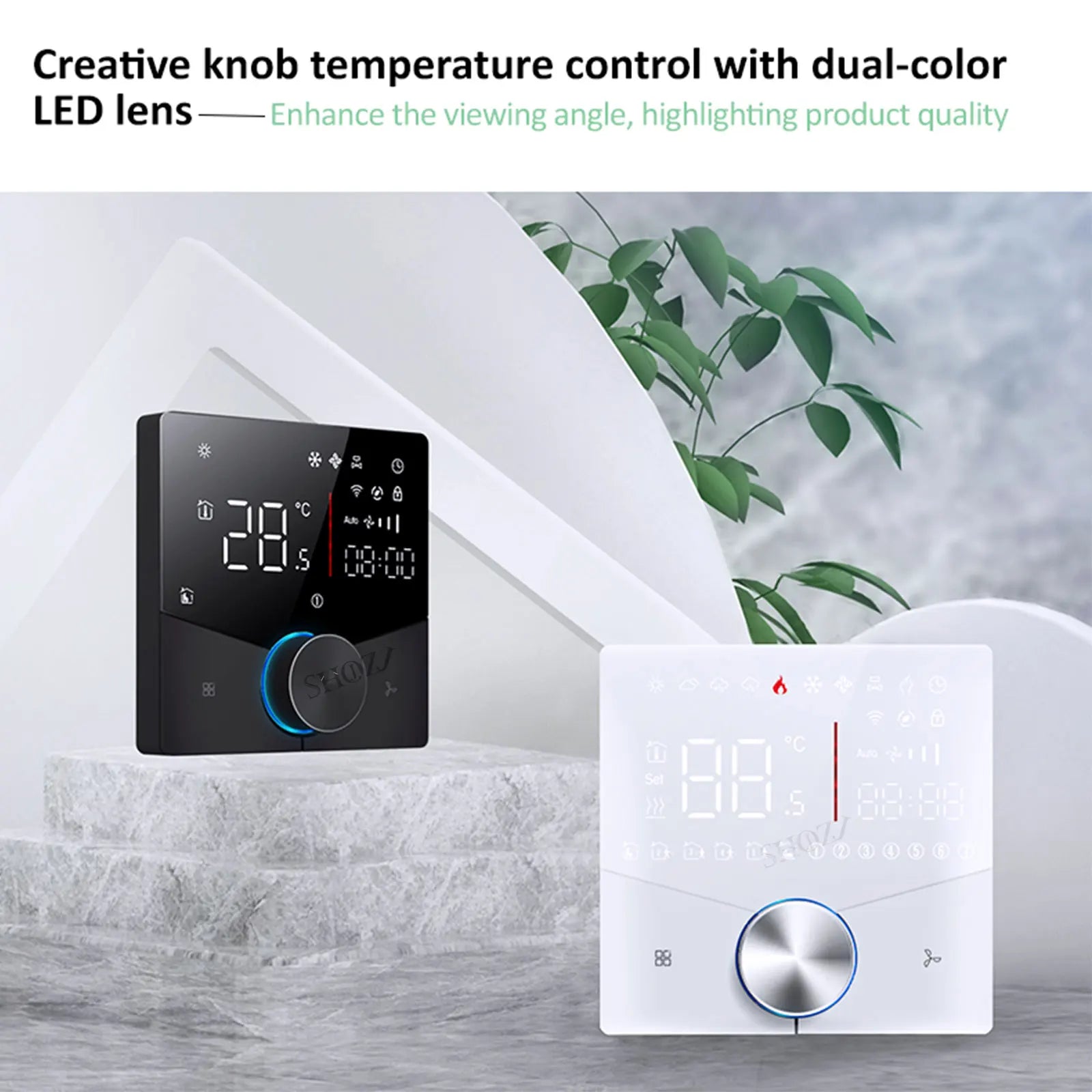 EU 24V 220V WIFI Smart Air Conditioner Thermostat Temperature Controller for Cooling Heating Programable Thermostatic Valve
