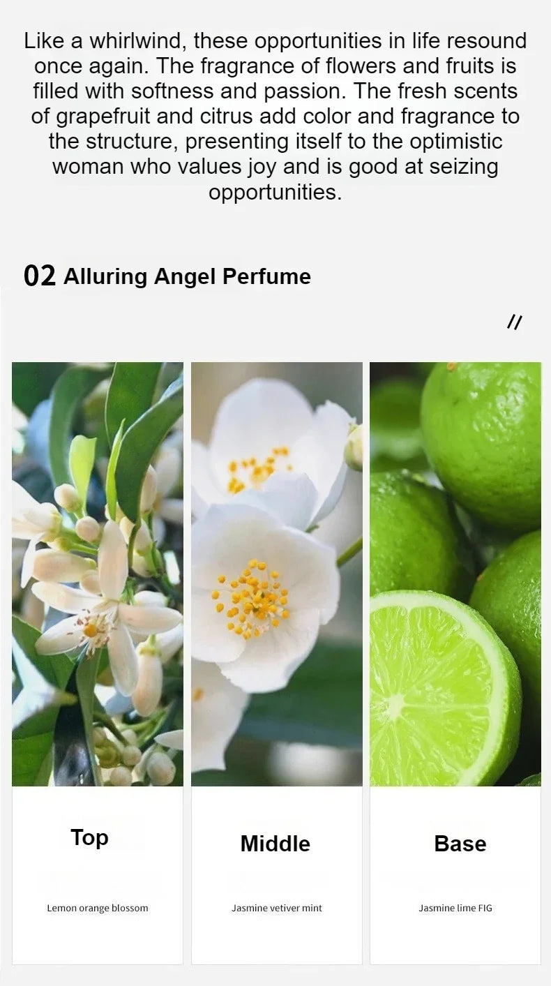 3-Piece Floral Scent Women Perfume Set Eau De Toilette Fresh Natural Long-Lasting Luxury Brand Dupe Same Fragrance 30ml*3 Brand