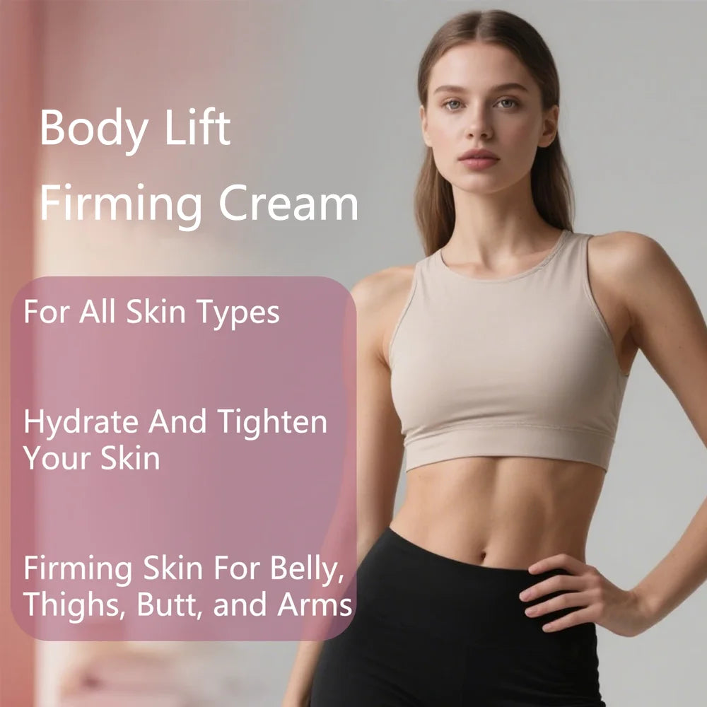 2 Minute Body Lift Firming Cream with Retinol & Hyaluronic Acid, Tightens Belly, Thighs & Arms, 150g
