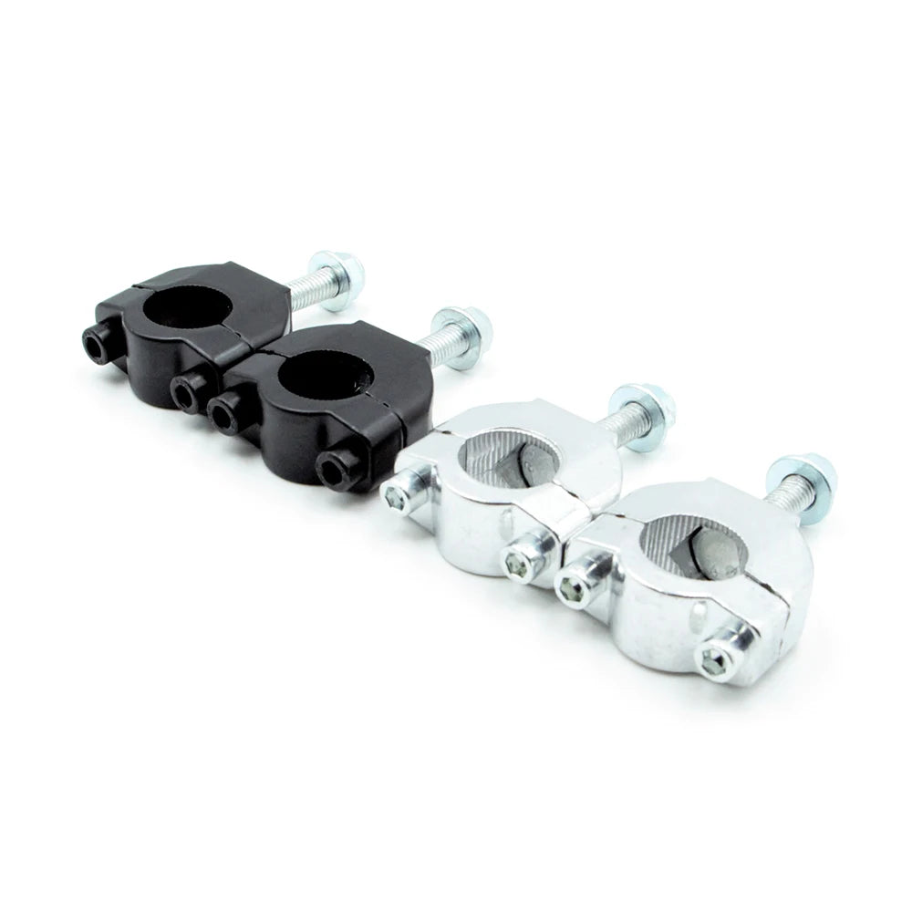Motorcycle 7/8'' 22mm Handlebar Bar Risers Mount Bracket Clamp Taper For 47 49cc Engine 2 Stroke Pocket Bike Mini Dirt Bike Part