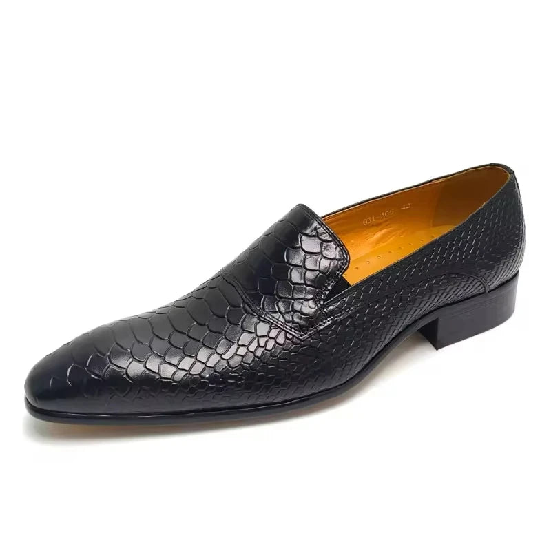 Classic Loafers Men Shoes Genuine Cowhide Leather Casual Office Shoe Original Design Spring Autumn Luxury Footwear Good Quality