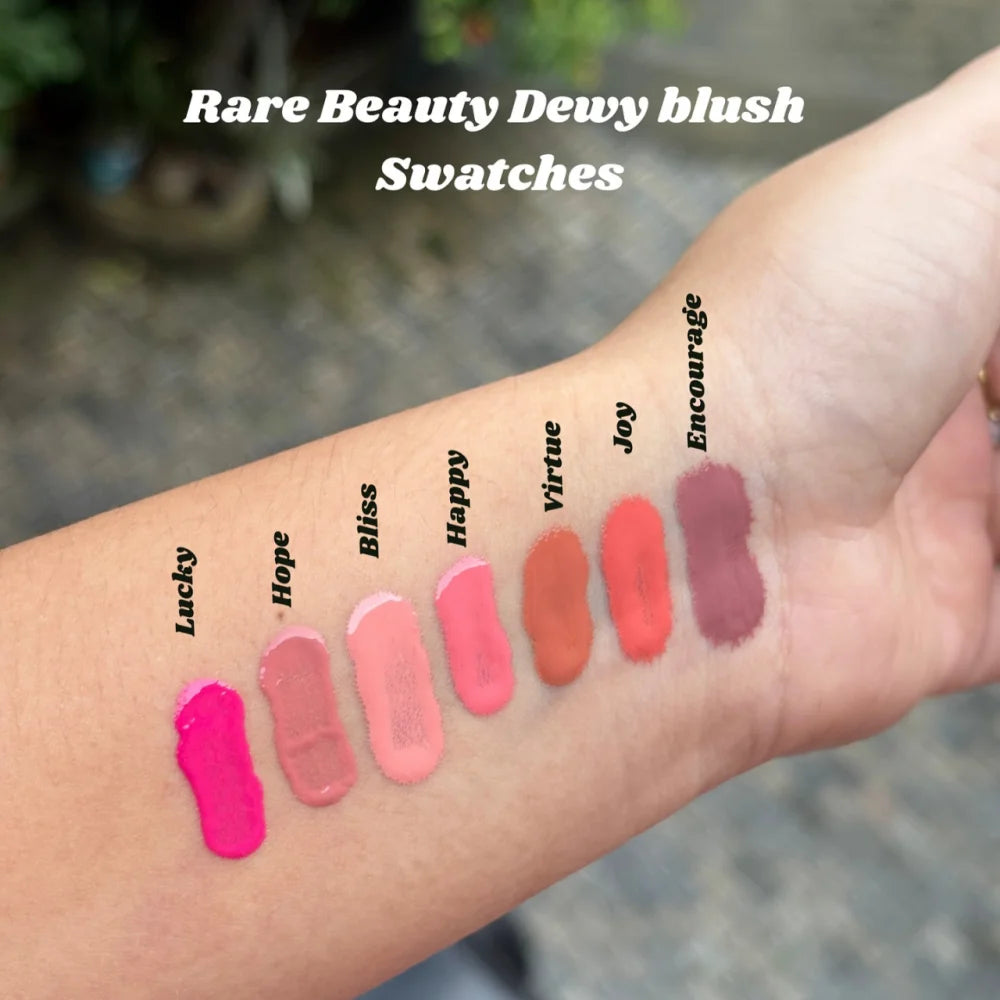 Rare Beauty Soft Pinch Liquid Blush Silky and Glide On Smooth Long Lasting Plump Happy Joy Lucky Love Blush Seamless Dewy Makeup