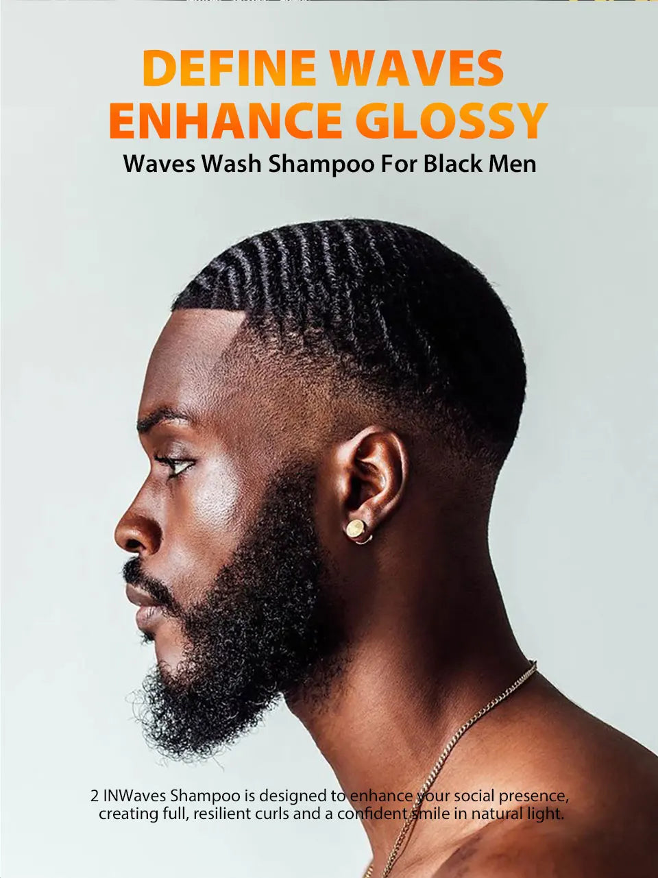 Biotin Wave Pomade For Deep Waves 360 Strong Hold Hair Styling Cream Wavy Hair Oil With Brush Waves Cream For African Black Men