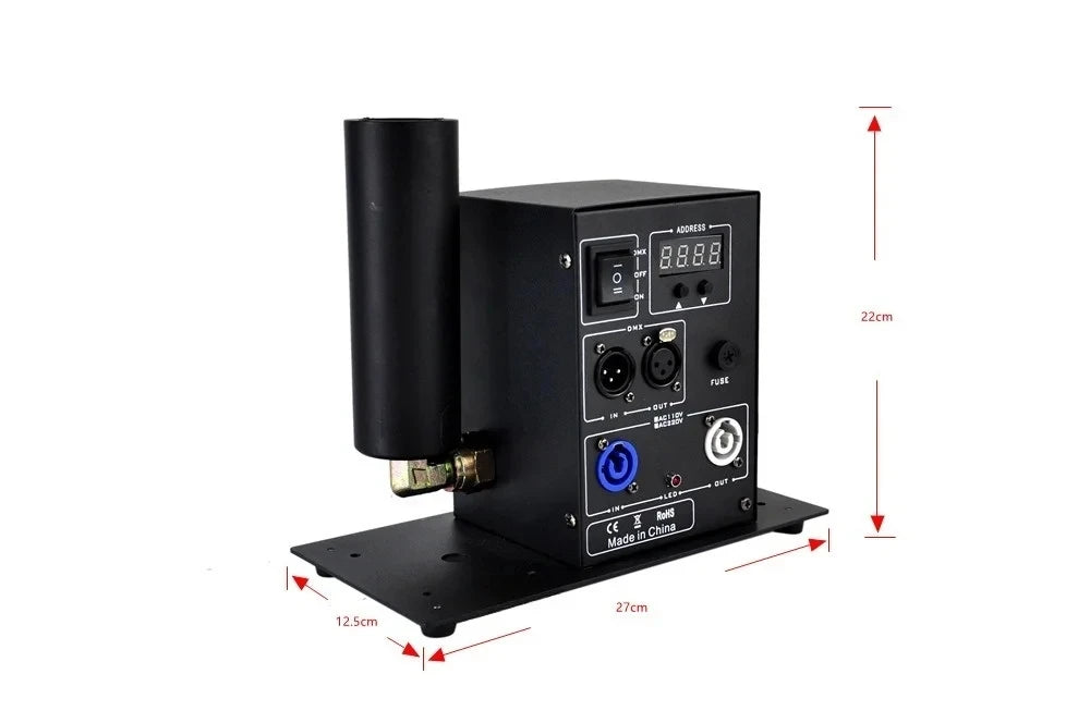 Air Column Stage Party Disco Co2 Jet Machine Spray Cryo Carbon Dioxide Gas Smoke Fog With DMX512 and Remote Control or DIP Code