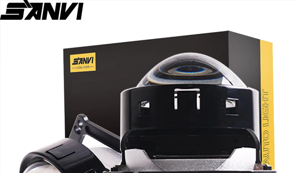SANVI 3.0 Bi LED Lenses for Headlights Ice Lense Auto LED Projector Headlight Hella G5 3R Projector 110W Car Light Retrofit
