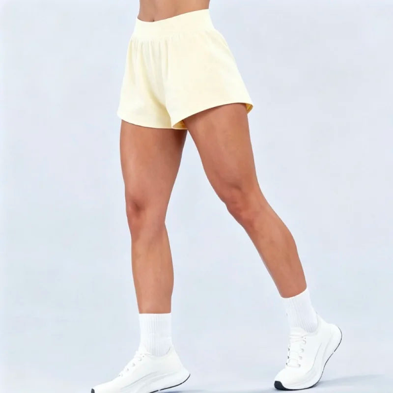 Origin Training Shorts Elastic Wide Waistband Quick Dry Sweat Wicking Loose Fit Shorts Outdoor Workout Gym Athletic Outfit
