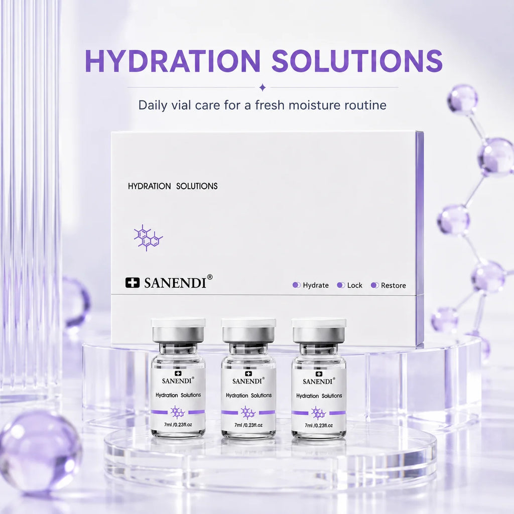 Sanendi Deep Hyadration Fluid Solution Glutathione Hyaluonic Acid Serum GSH Daily Face Care Miosturizing Korean Skin Care