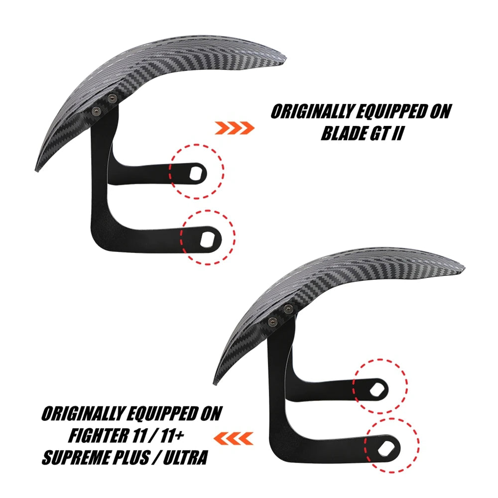Original TEVERUN 11-Inch Fender for FIGHTER 11 11+ SUPREME PLUS ULTRA BLADE GT II Electric Scooter Mudguard Front And Rear Wheel