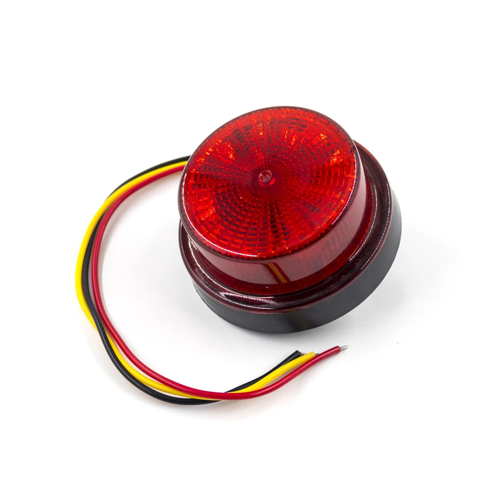 2pcs 12V 24V 12 LED 2 Modes Warning Emergency Strobe Light Flashing Light Revolving light Signal Lamp Truck Tractor Waterproof