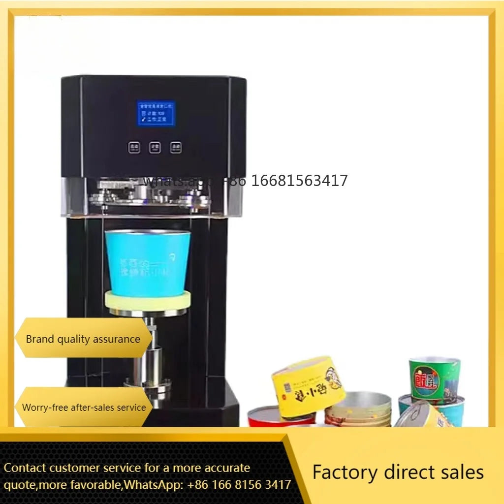 Electric Semi-Automatic Can Sealer/Seaming Machine For Food Beverage Tinplate Cans