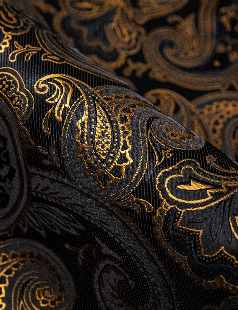 Gold Paisley Bright Shirts Men Autumn Long Sleeve Casual Flower Shirts For Men Designer Fit Dress Shirts BCY-07