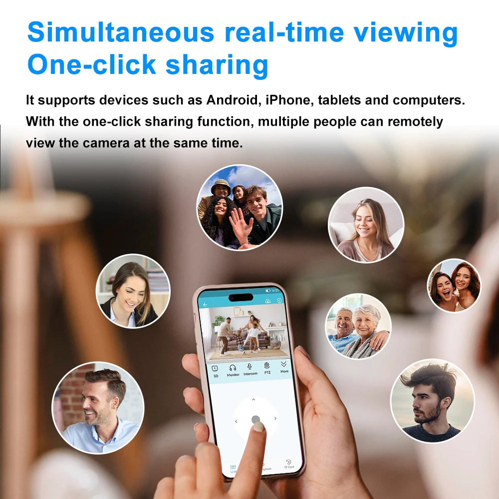 O-Kam Pro Mini Cube Security Camera, 5MP Indoor WiFi IP Camera with Two-Way Audio & Human Detection, Motion Alert, 5X Zoom,