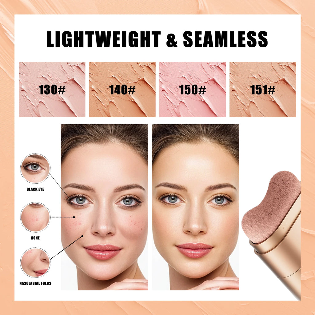 Four-Color Concealer to Cover Dark Circles, Tattoos, Acne Marks, Facial Concealer, Contouring, Waterproof Foundation, Beauty Makeup