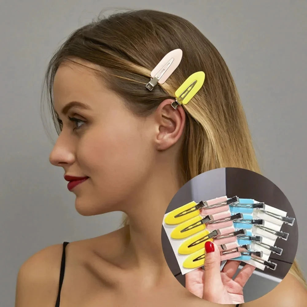 20pcs No Crease Basic Hair Clips for Women Girls Hair Styling Makeup No Bend Hairpins Barrettes Fashion Hair Accessories