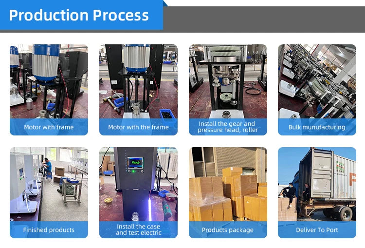 Can Sealing Machine Full Automatic Model Bottle Seamer Non-rotary Model Touch Screen Automatic Lifting With Patent