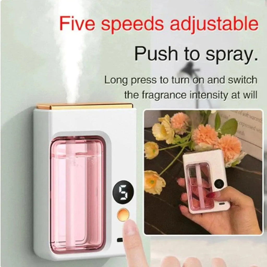 Automatic Aromatherapy Diffuser Machine Portable Essential Oil Fragrance Sprayer for Home Hotel Room Spa Scent