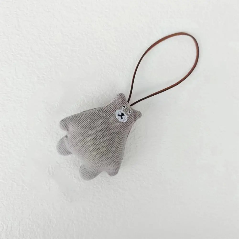 Cloth Bear Bag Pendant Soft Bag Charms Bag Match Accessories Cue Backpack Decoration Cookie Korean Style Animal Lanyard Girl