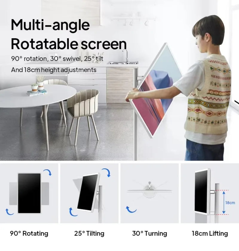 24-Inch 32 LCD built-in battery touchscreen monitor