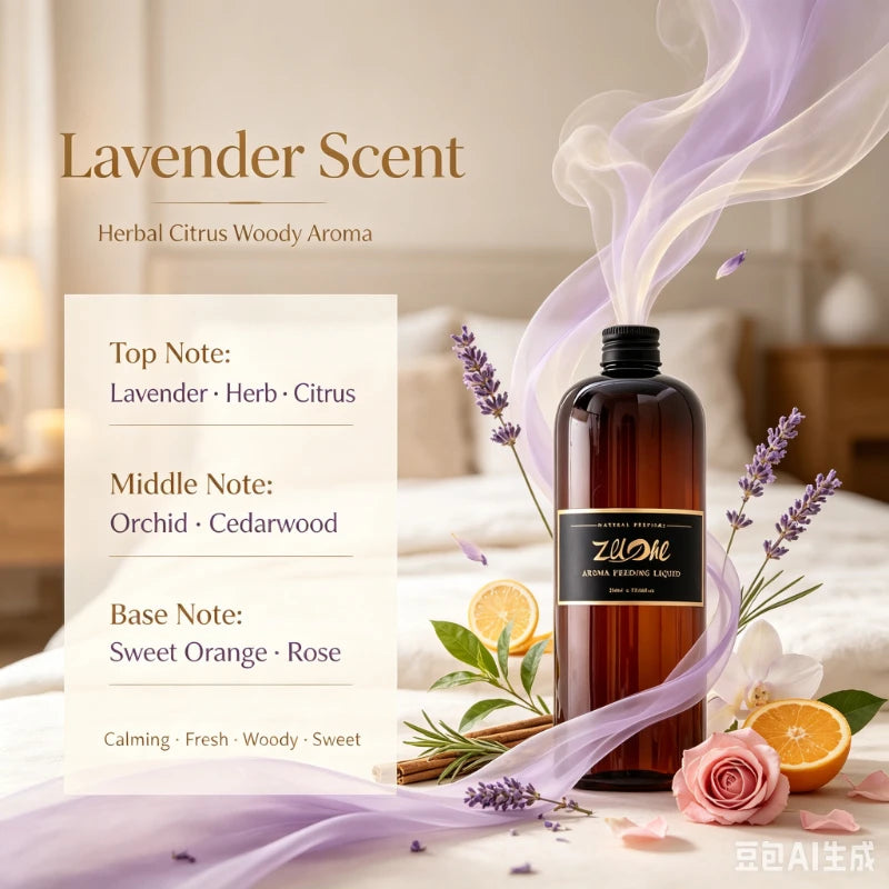 House Fragrance Essential Oil 500ml Ritz Carlton Hilton Hotel Scent Long-lasting Aromatherapy Deodorant,give 10pcs Reed Sticks