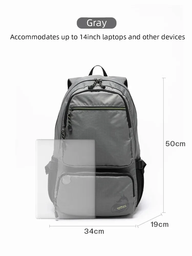 FOUVOR Large Capacity Women Travel Backpacks Waterproof Lightweight Sports Outdoor Student Laptop Bag 3033-01 3033-02 3033-05