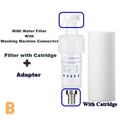 5'' PRE FILTER Water Filter Cartridge Washing Machine Filter with Adapter Bathroom Water Heater Toilet Household Purifier