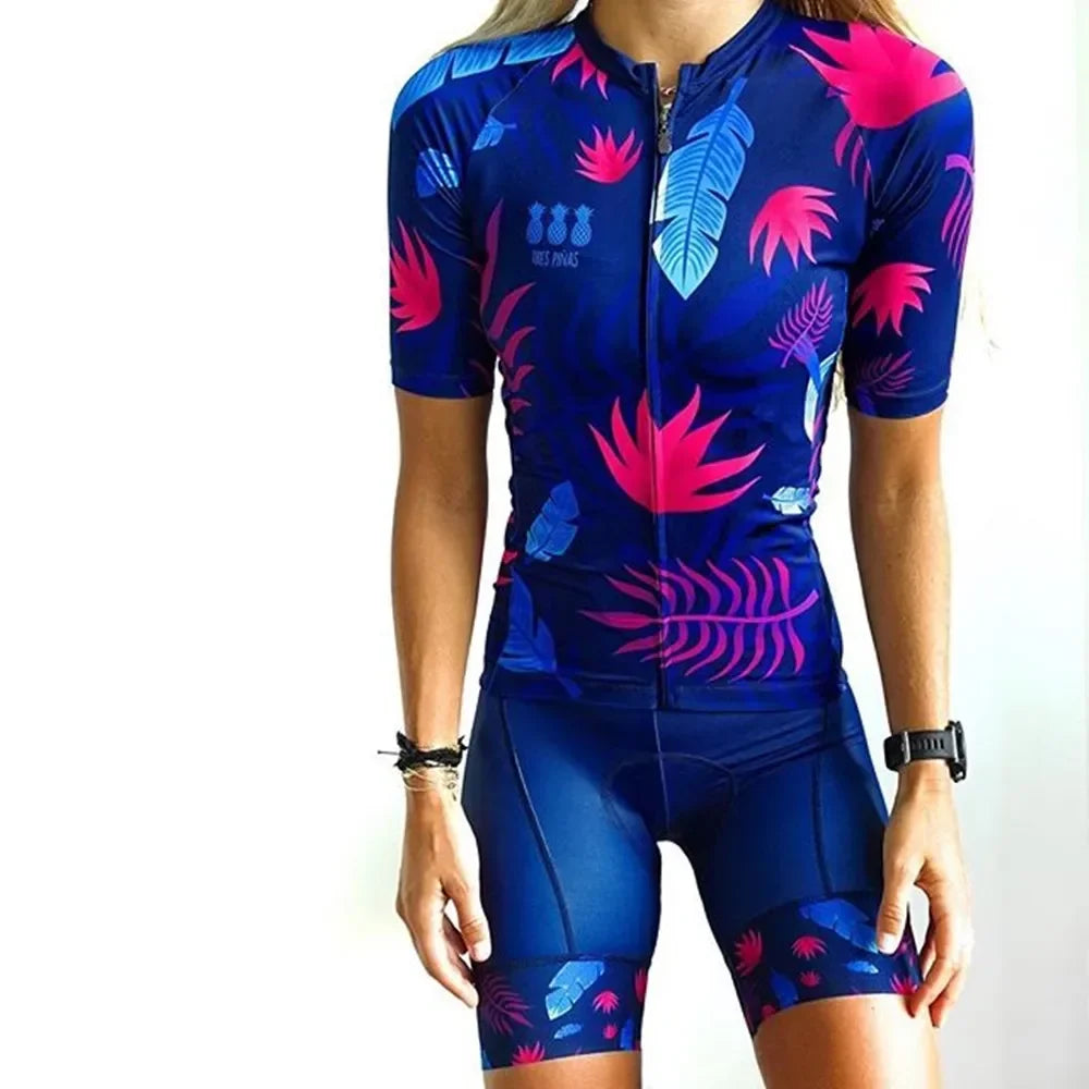 2020 tres pinas cycling jersey set 9D bike Shorts set mtb Women summer quick dry pro BICYCLING shirts Maillot ciclismo clothing