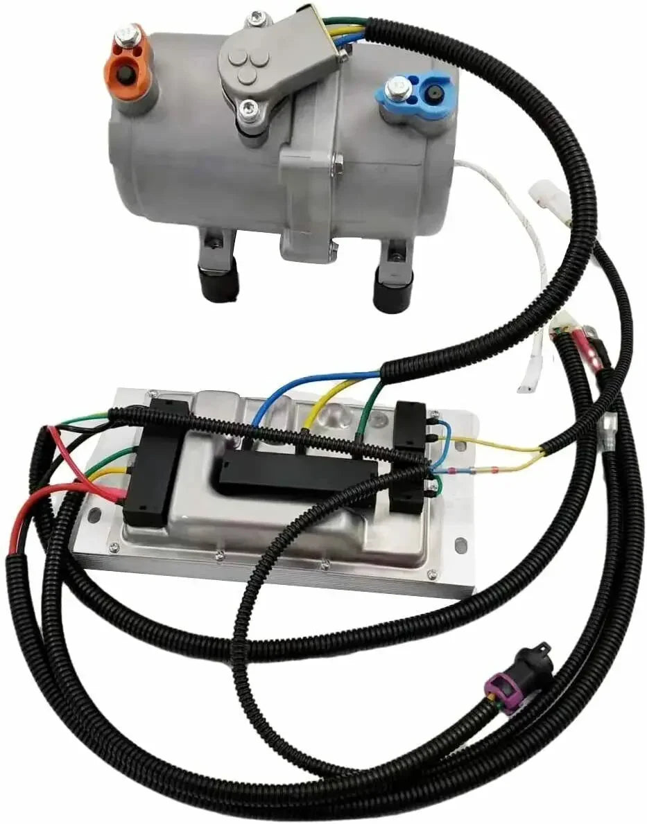 12V 24V With Control Panel Car Electric Air Conditioner A/C Air Conditioning Compressor For Truck Bus Automotive Boat Tractor