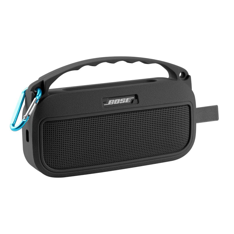 ZOPRORE Silicone Cover Case for Bose SoundLink Flex (2nd Gen) Speaker, Travel Protective Cover with Shoulder Strap and Carabiner