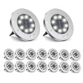 Solar Ground Lights, Waterproof Solar Garden Lights, Upgraded Outdoor Garden Waterproof Bright in-Ground Lighting, Landscape Li