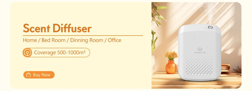 Namste 100m³ Battery Aroma Diffuser Room Fragrance Air Freshener Home AIR Flavoring for Small Spaces Such Toilets And Elevators