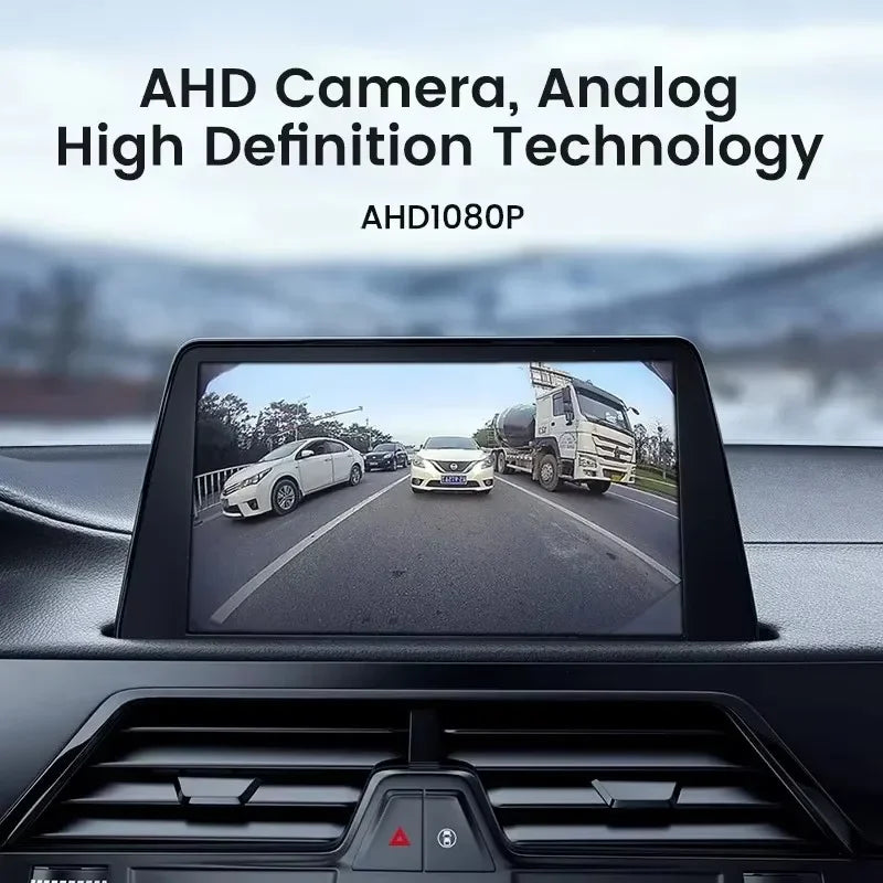 Car Rear View Camera AHD CVBS 1080P Full HD Reversing Image Camera 170 Wide Angle Night Vision Fisheye Len Car Reversing Camera