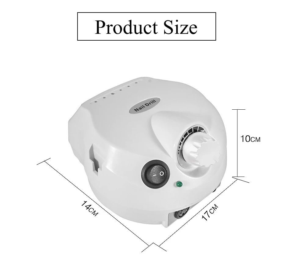 35000/20000 RPM Electric Nail Drill Machine Mill Cutter Sets for Manicure Nail Tips Manicure Electric Nails Pedicure File Tools