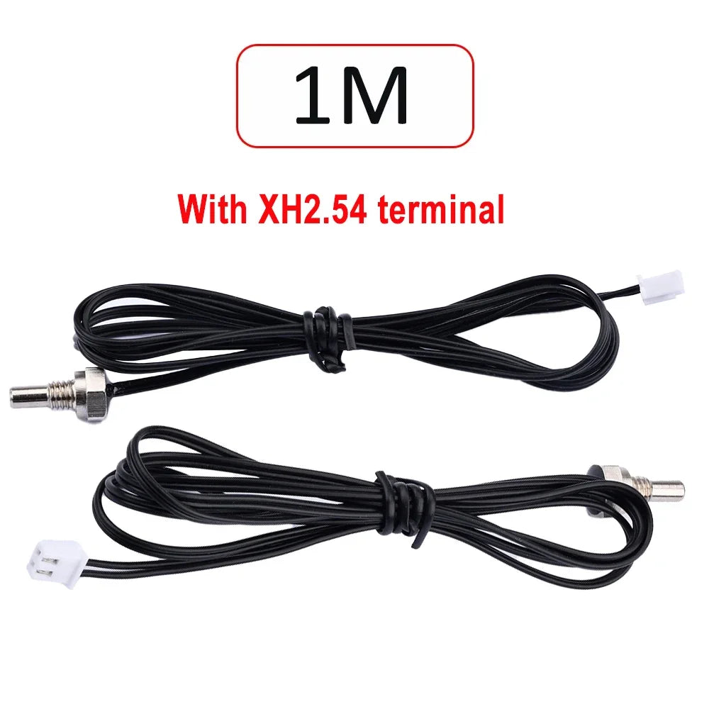 1M 2M 10K Ohm B3435 Temperature Sensor STC-1000 Sensor Probe High Precision Waterproof And Antifreeze NTC Temperature Sensor