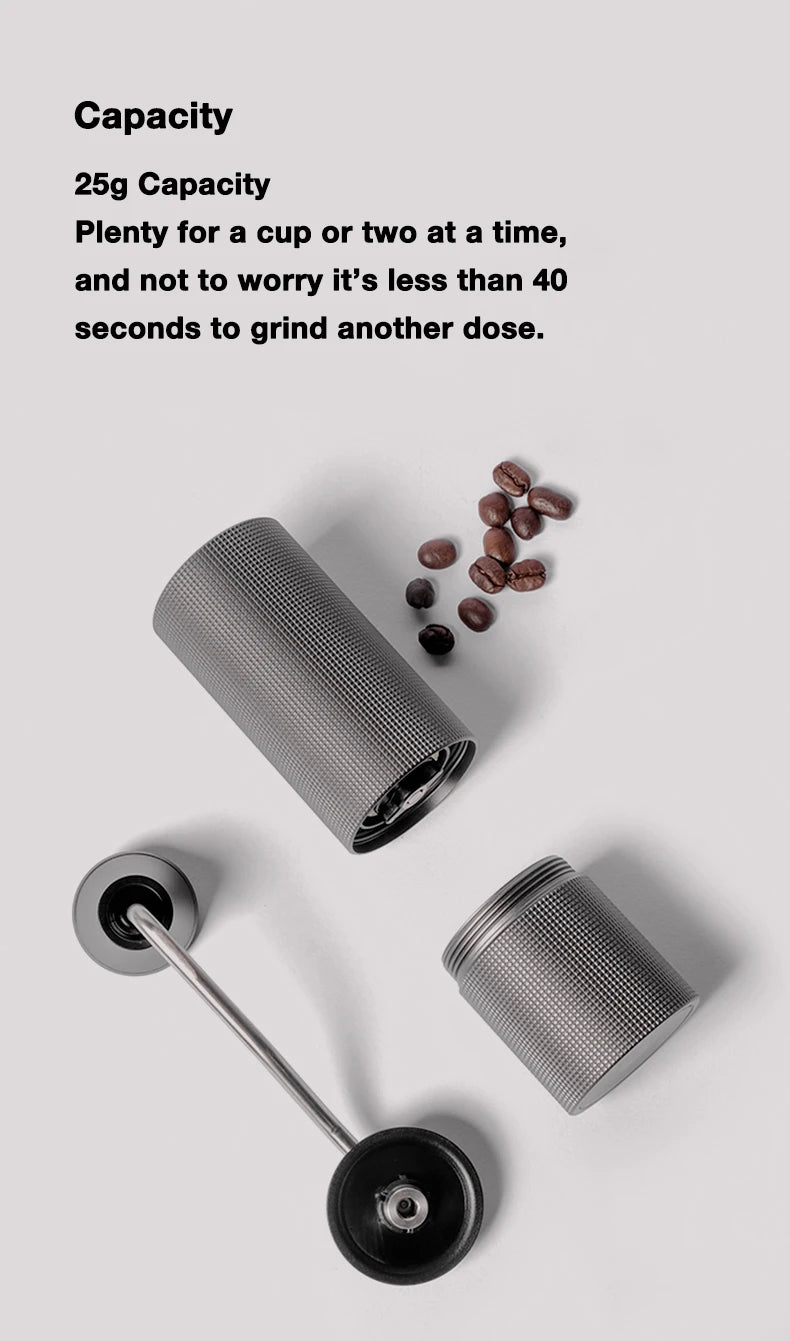 TIMEMORE Chestnut C2 C3 Manual Coffee Grinder S2C Burr Inside High Quality Portable Hand Grinder with Dual Bearing Positioning