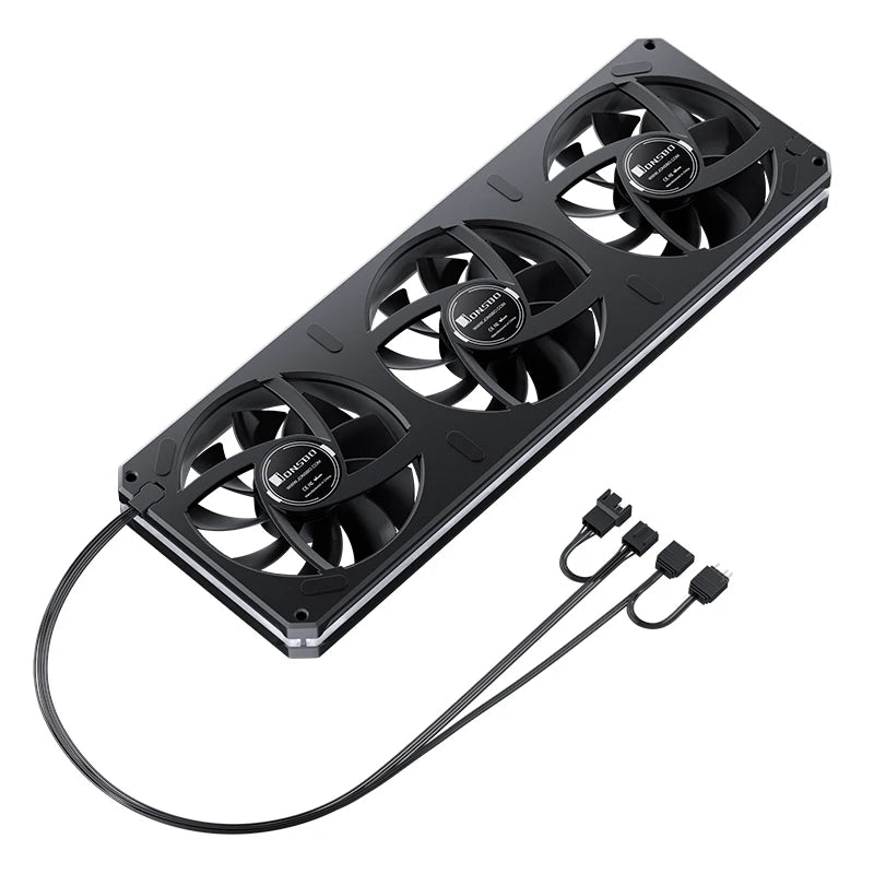 JONSBO XA-120/240/360 PC Case Fan Three Sided Mirror 5V/3Pin ARGB Fan Integrated Cold Exhaust Cooling Fan